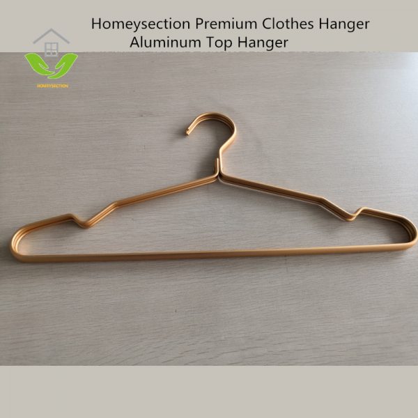 HSALT001 Aluminum hanger with Anti-slip Notch in Golden