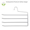 HSMST080 Multi-Functional PVC Coated Metal Pant Hanger