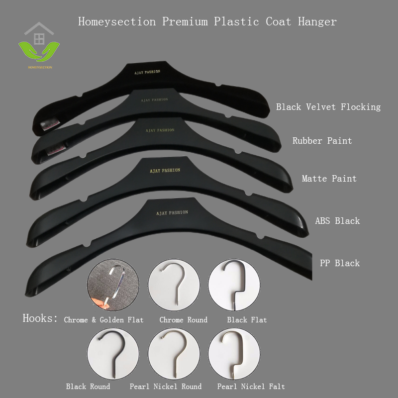 HSPLT283001 Premium Antislip Plastic Hangers HSPLT283001 Premium Antislip Plastic Hangers