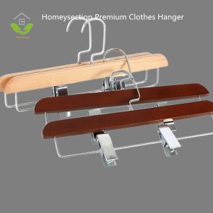 HSWDP004 Wood Pants Hanger, Natural or Brown