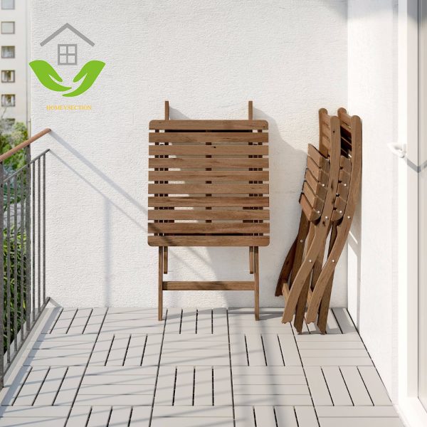 HX-BT001 Wood Balcony table and chairs