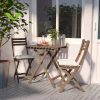 HX-BT001 Wood Balcony table and chairs