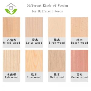 Different wood materials for option for hangers Different wood materials for option for hangers