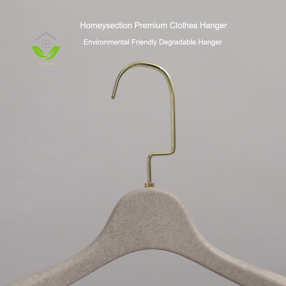 HSBDT1013 Women's Eco-friendly Degradable Plant Fiber Plastic Hangers HSBDT1013 Women's Eco-friendly Degradable Plant Fiber Plastic Hangers