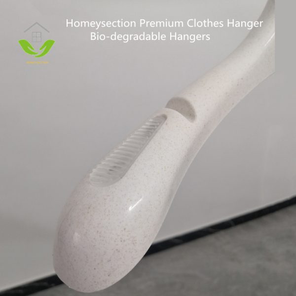 HSBDT9208 Degradable Hangers Antislip, Yellow-grey