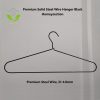 HSSWT002 Premium Solid Steel Wire Hanger Black